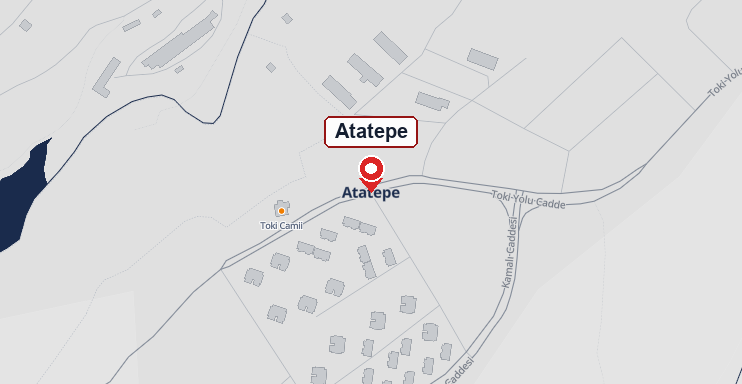 Atatepe mahallesi haritası