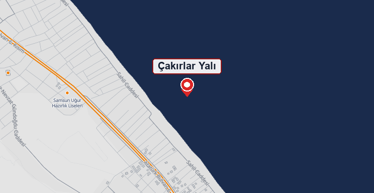 Çakırlar Yalı mahallesi haritası